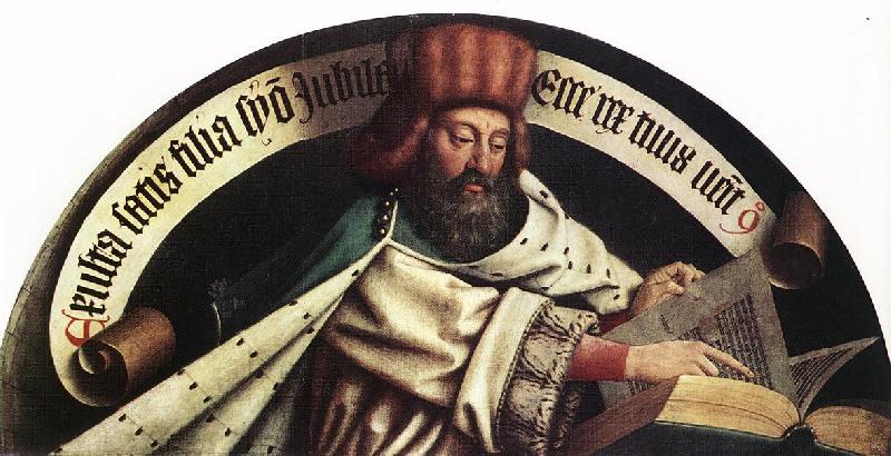 EYCK, Jan van Prophet Zacharias